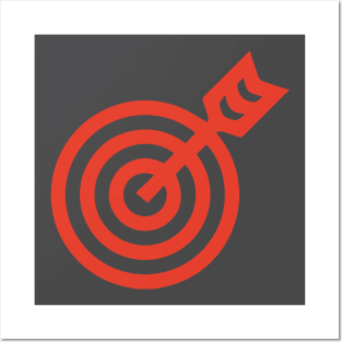 Bullseye, the Icon (Red) Posters and Art